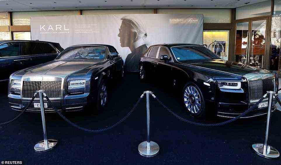 The auction, the first of three, included two Rolls Royce Phantoms and one Rolls Royce Cullinan, which sold for ¿369,450 ($415,398.50) to ¿436,000 ($490,225) each