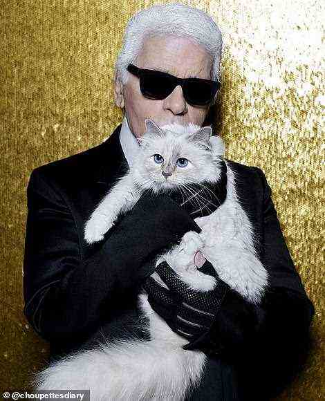 A statue of Lagerfeld's beloved pet cat Choupette, created by artist Joana Vasconcelos was only expected to fetch ¿5,000 to ¿7,000 - instead, it sold for ¿20,160 ($22,697)