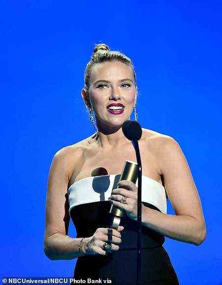 Golden: Scarlett Johansson hat für Black Widow einen weiblichen Filmstar gewonnen