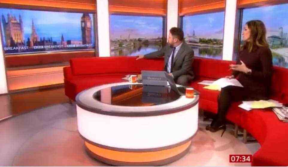 BBC Breakfast today decided to 'empty chair' Sajid Javid for pulling out of national interviews in the wake of the Downing Street party video