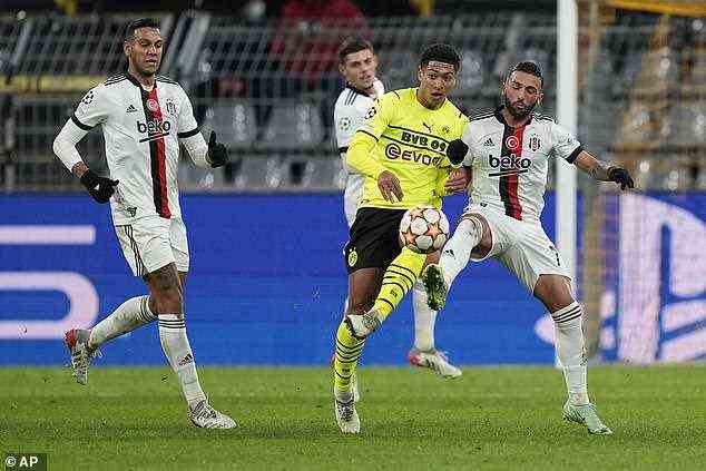 Der 18-jährige Mittelfeldspieler von Borussia Dortmund war am Dienstag gegen Besiktas der Mann des Spiels