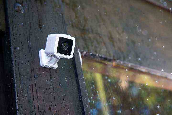 The Wyze Cam v3 security camera embraces the elements.
