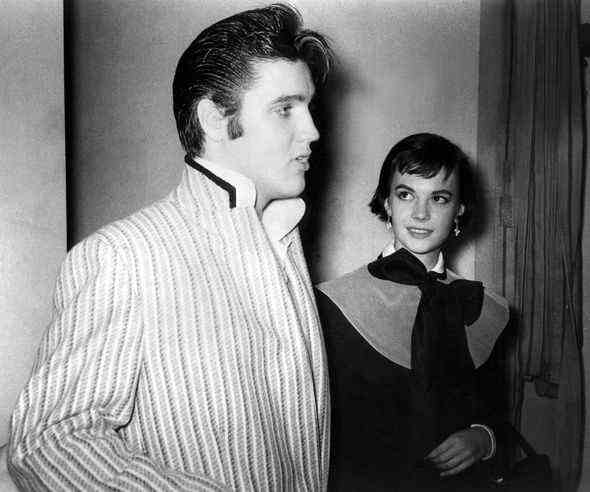 Elvis und Natalie Wood im Jahr 1956