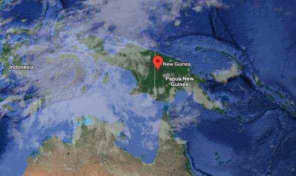 Neuguinea: Die Site befindet sich in Neuguinea