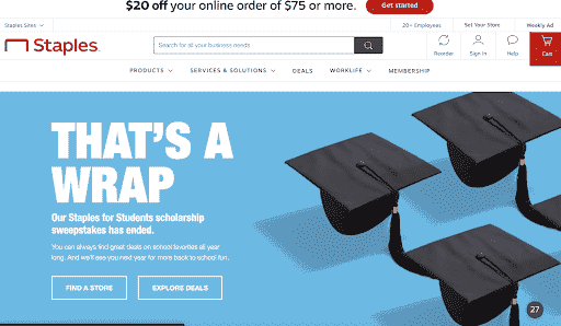 Staples for Students Scholarship Sweepstakes
