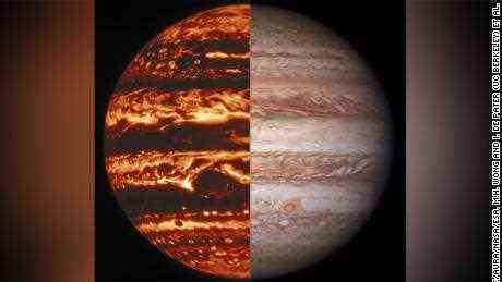 Die Raumsonde Juno der NASA überflog zweimal den Großen Roten Fleck des Jupiter.  Das hat es herausgefunden