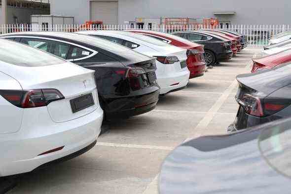 Tesla-Autos, das beliebteste Elektrofahrzeug