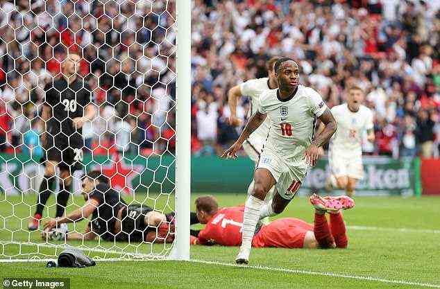 Die Tore von Raheem Sterling waren entscheidend für England, als es das Finale der Euro 2020 erreichte