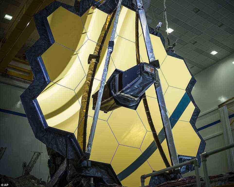 The space telescope was then secured on top of the Ariane 5 rocket on Saturday, December 11, at the Guiana Space Centre