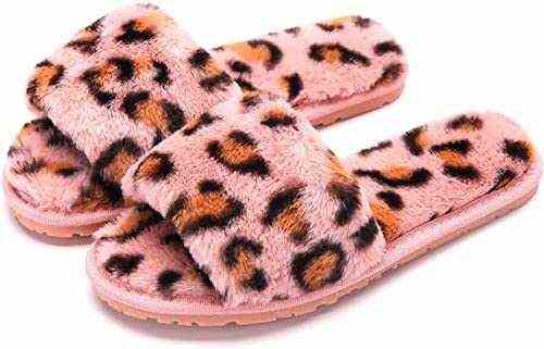 STYLECASTER | Best Slippers | pink leopard slipper