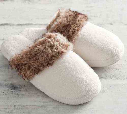 STYLECASTER | Best Slippers | faux fur slipper