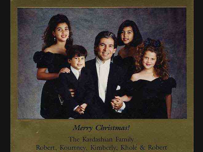 kardashian 3 Here Are All the Kardashian Jenner Christmas Cards, From the 80s to Now