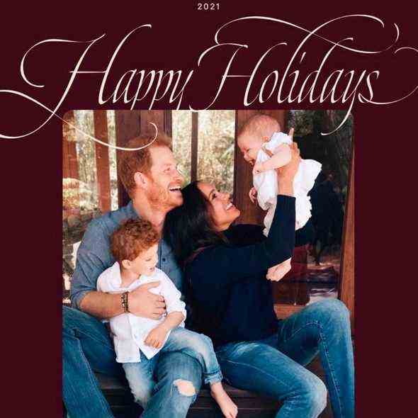 Lilibet: Meghan und Harrys Weihnachtskarte