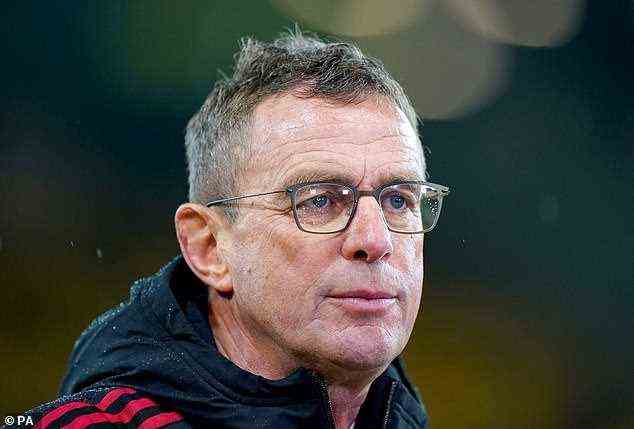 Der Interimschef von Manchester United, Ralf Rangnick, will den Carabao Cup streichen