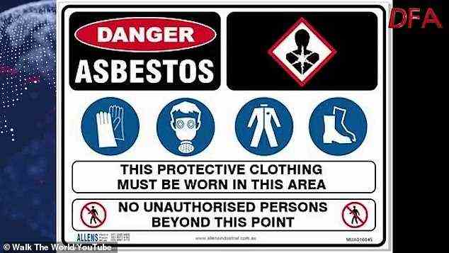 Asbest ist hochgefährlich und laut einem Asbestsanierungsspezialisten befindet sich in 80 Prozent der alten Häuser in Sydney