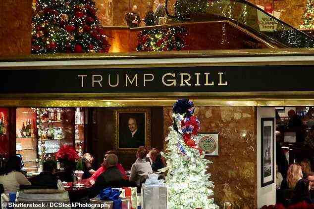 Der Trump Grill befindet sich im Trump Tower an der Fifth Avenue in New York City