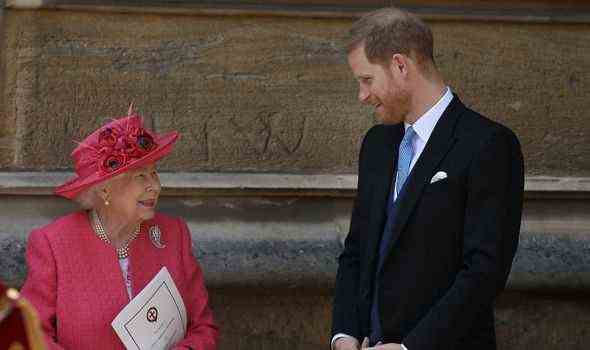 Prinz Harry und die Königin