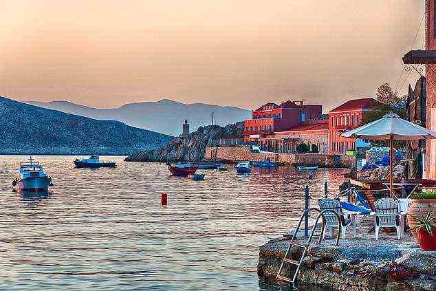 Genießen Sie mit Olympic Holidays auf der oben abgebildeten griechischen Insel Chalki menschenleere Tage