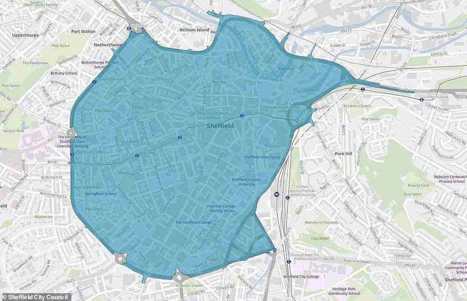 Sheffield City Council is shortly expected to announce plans for a CAZ C zone for 'late 2022', with it covering the inner ring road and the city centre, including Park Square and the A61/Parkway junction