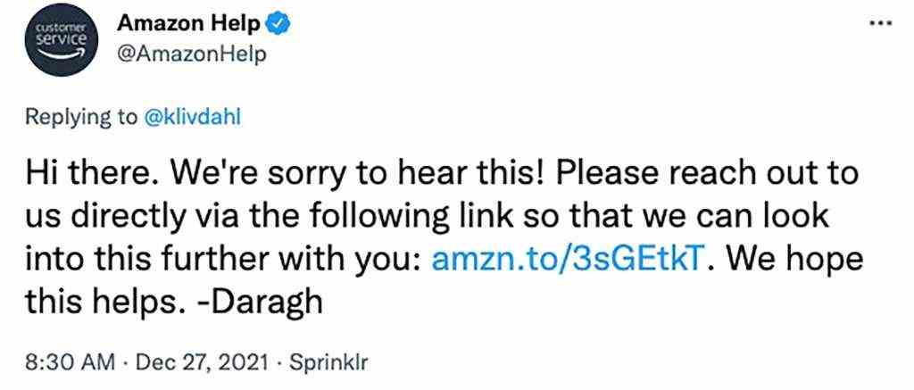 Amazon hat sich inzwischen für den Vorfall entschuldigt.