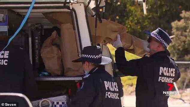 Die Polizei von WA hat gesagt, dass sie alle Ressourcen einsetzen, um den Angreifer zu finden, der ein siebenjähriges Mädchen in ihrem Familienhaus in den nördlichen Vororten von Perth sexuell missbraucht hat (im Bild sammelt die forensische Polizei Beweise in der Nähe von Ellenbrook in Perth).