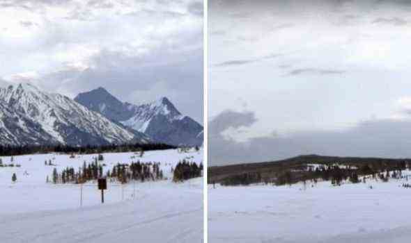 Berge kollabieren nach Yellowstone-Ausbruch