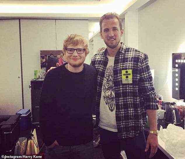 Harry Kane arranged for Ed Sheeran to perform for the England team during the Euros