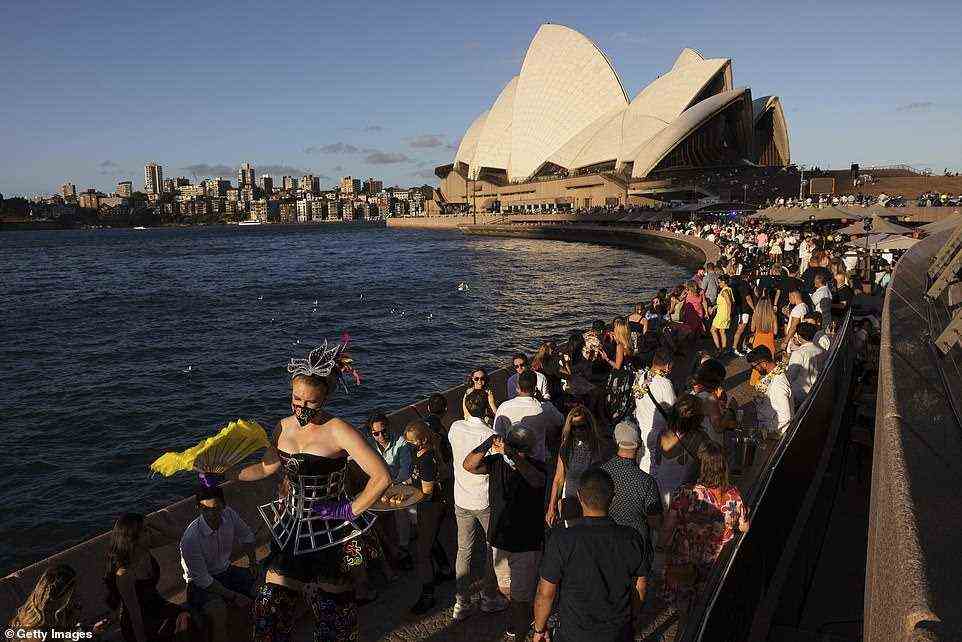 Sydney was preparing to host the world's biggest fireworks extravaganza on New Year's Eve, undeterred by fears over the Omicron Covid-19 variant and rapidly rising case numbers