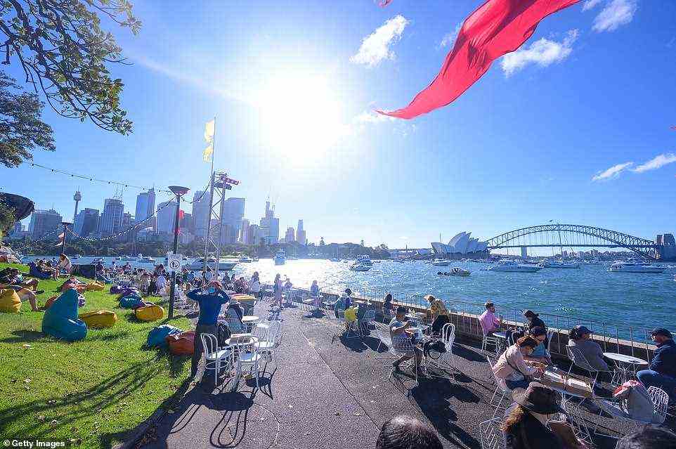 Sydney turned on a stunning day to go with its centrepiece, the gorgeous harbour ahead of its much-anticipated fireworks displays