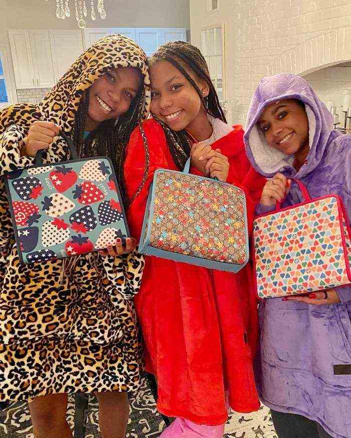 Nicki Minaj überrascht RHOP-Star Gizelle Bryant-Töchter mit Gucci-Taschen