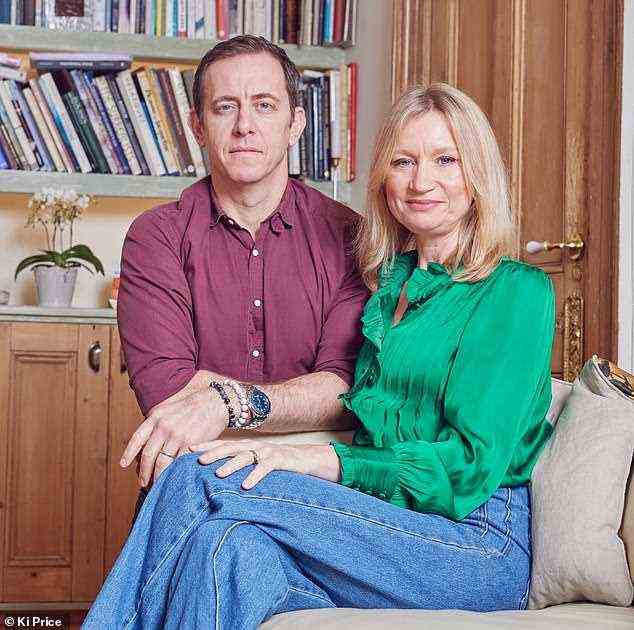 Suzanne Duckett and husband of 25 years Andy (pictured) revealed the outcome of a couples menopause therapy session with Jane Haynes
