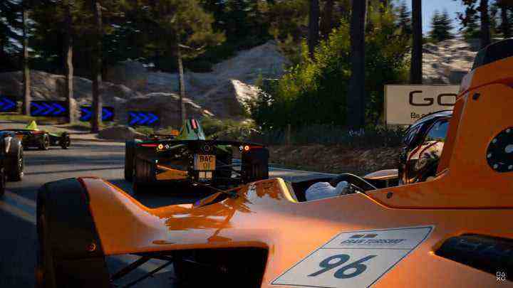 Formula 1 cars in Gran Turismo 7.
