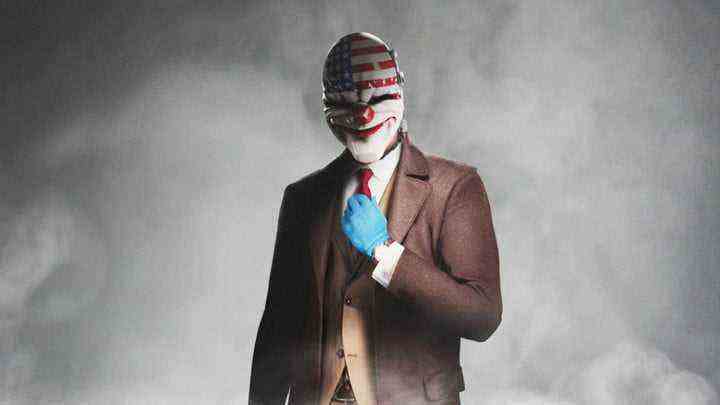 Character posing for Payday 3 promo art. 