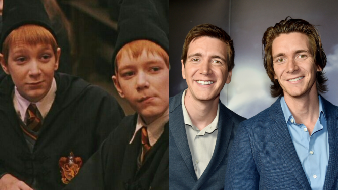 harry potter cast james oliver phelps Heres What the Harry Potter Cast Looks Like Then Vs. Now on Their 20th Anniversary