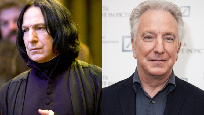 harry potter cast alan rickman Heres What the Harry Potter Cast Looks Like Then Vs. Now on Their 20th Anniversary