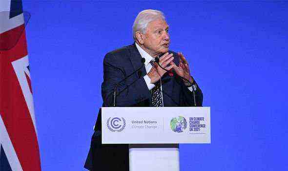 COP26: Der Naturforscher spricht auf dem COP26-Klimagipfel