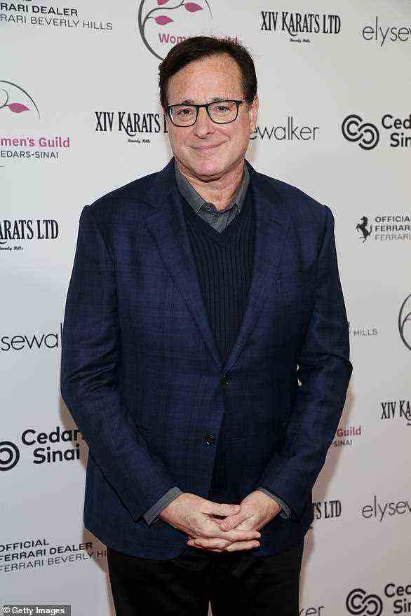 Tragedy strikes: The Orange County Sheriff's Office confirmed Saget's death on Sunday after deputies were called just after 4PM to the Ritz-Carlton; pictured November 2021