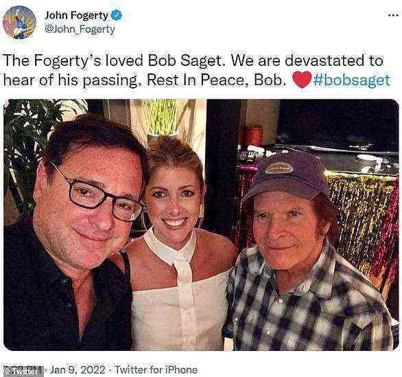 Musician John Fogerty said he and his family were 'devastated'