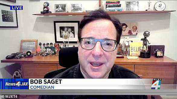 Saget said his latest comedic style was 'really kind of a different version' of himself, adding 'I just love it'