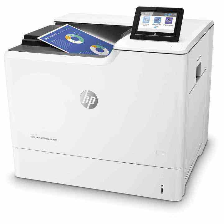 HP's Enterprise color laserjet printer.