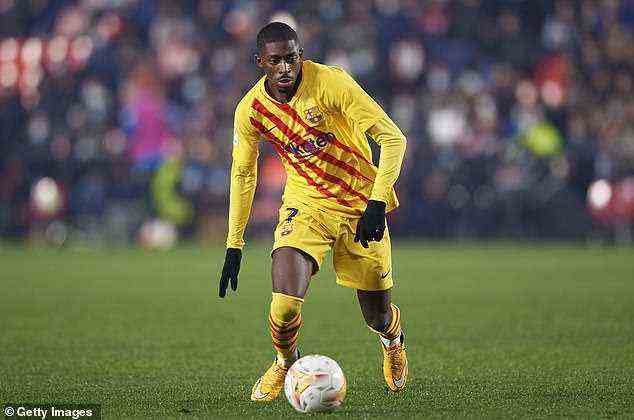 Ousmane Dembele verfehlte 14 Pässe in einer überwältigenden Leistung gegen Granada