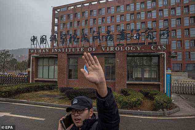 Im Bild: Das Wuhan Institute of Virology, von dem einige glauben, dass das Virus versehentlich durchgesickert ist