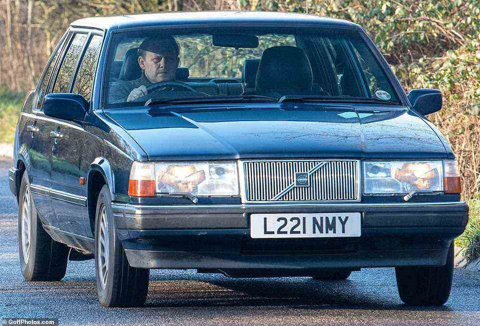 He appeared alongside Michael Jibson, as ex-Panorama editor Steve Hewlett, who could be seen driving up and down a country road for the scene