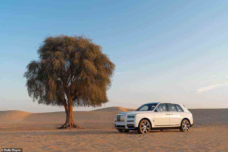 This one-of-a-kind Cullinan SUV was produced to celebrate the United Arab Emirates' historic Golden Jubilee that was celebrated last year