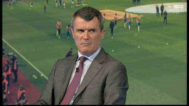 Roy Keane schlug Stürmer Edison Cavani zu und bestand darauf, dass der Stürmer von United ein „schlechtes“ Spiel gespielt habe