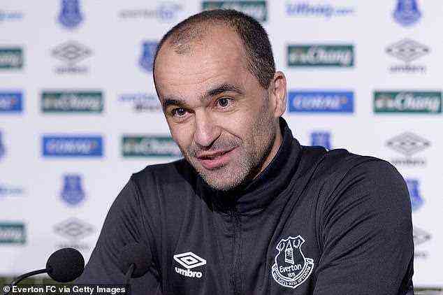 Belgiens Nationaltrainer Roberto Martinez steht vor einer sensationellen Rückkehr zum FC Everton