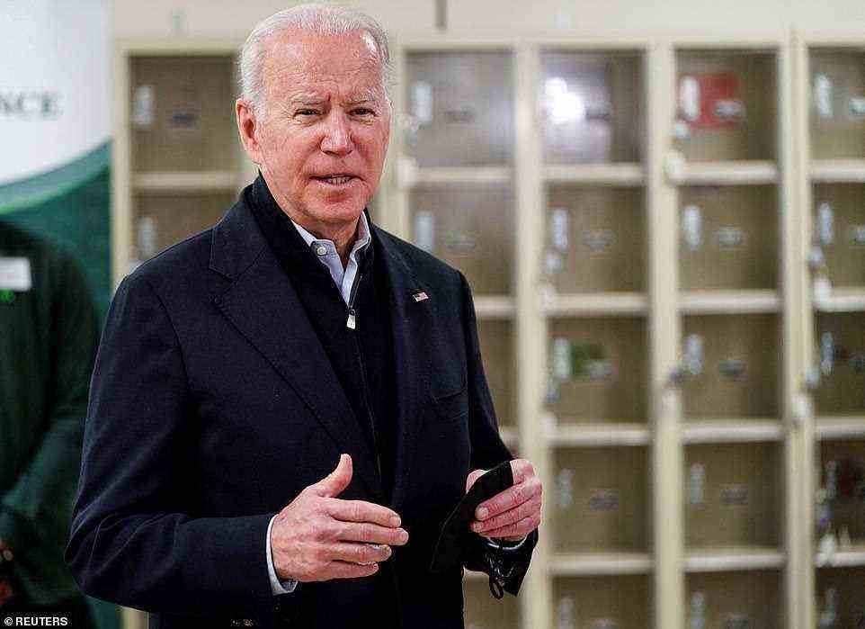 US President Joe Biden described Akram's actions as an 'act of terror' during a visit to a Philadelphia food bank on Sunday