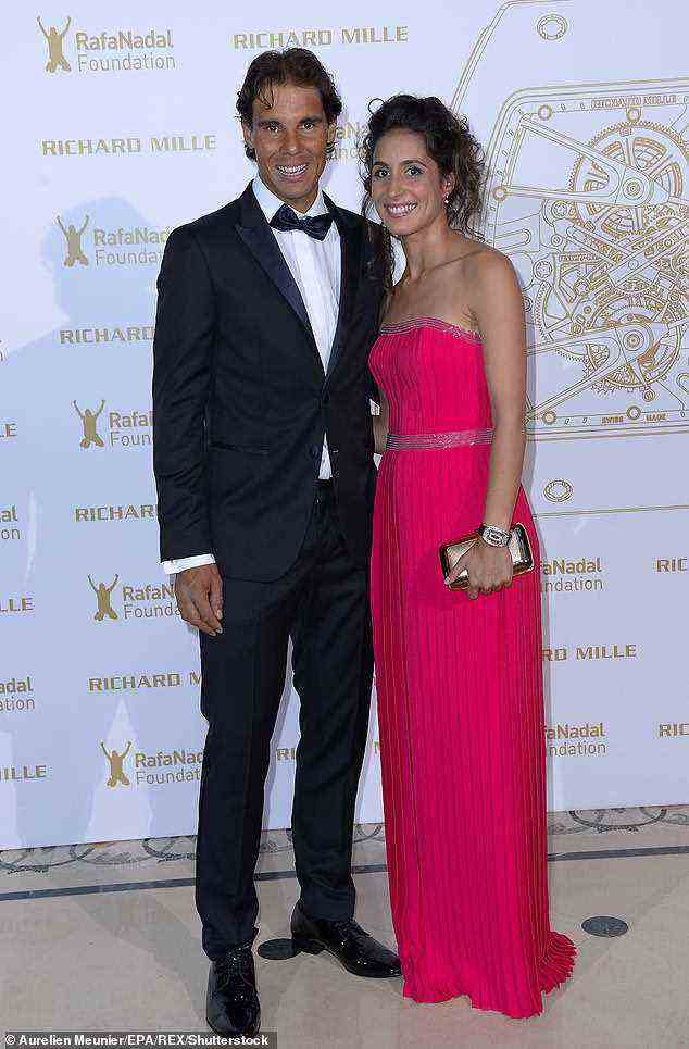 Tennis golden couple: Maria Francisca Perello, or Xisca, is the wife of Spanish tennis giant Rafael Nadal