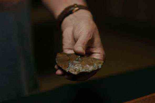 Steinwerkzeuge: Der Feuerstein, der bei Ausgrabungen in Cerney Wick gefunden wurde