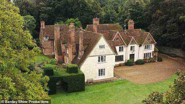 Money pit: Twice married and twice divorced, Princess Olga, 71, lives at the medieval Provender House near Faversham, which she inherited 21 years ago upon the death of her mother (her father, Nicholas II's nephew, had escaped to England)